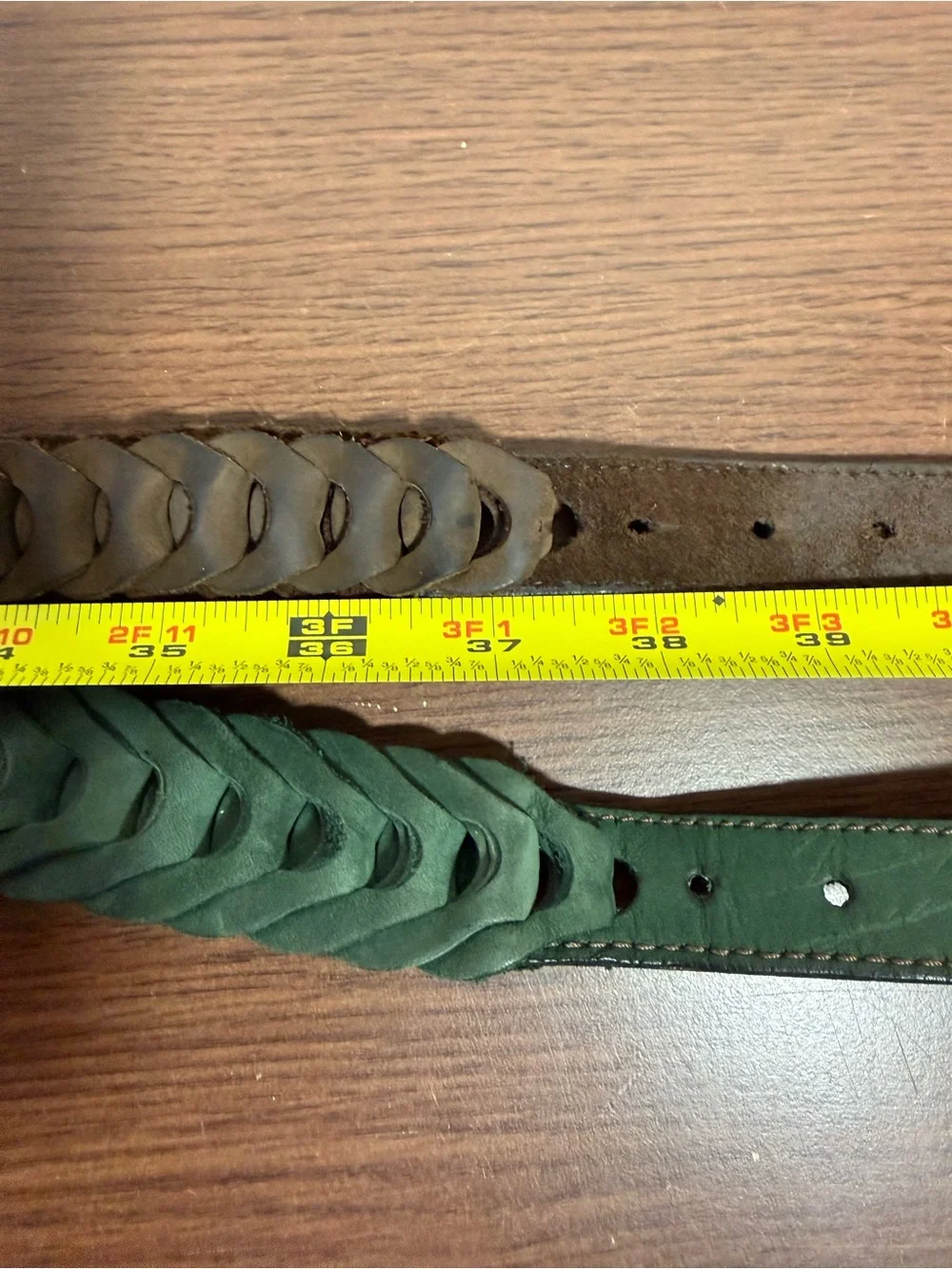 GAP Braided Leather Belts Vintage 90’s